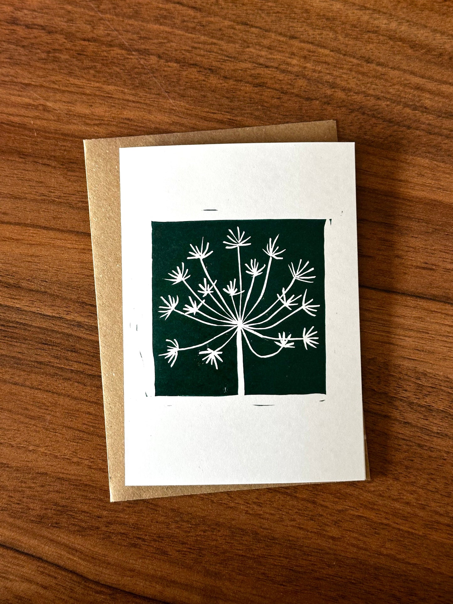 Floral Lino Card