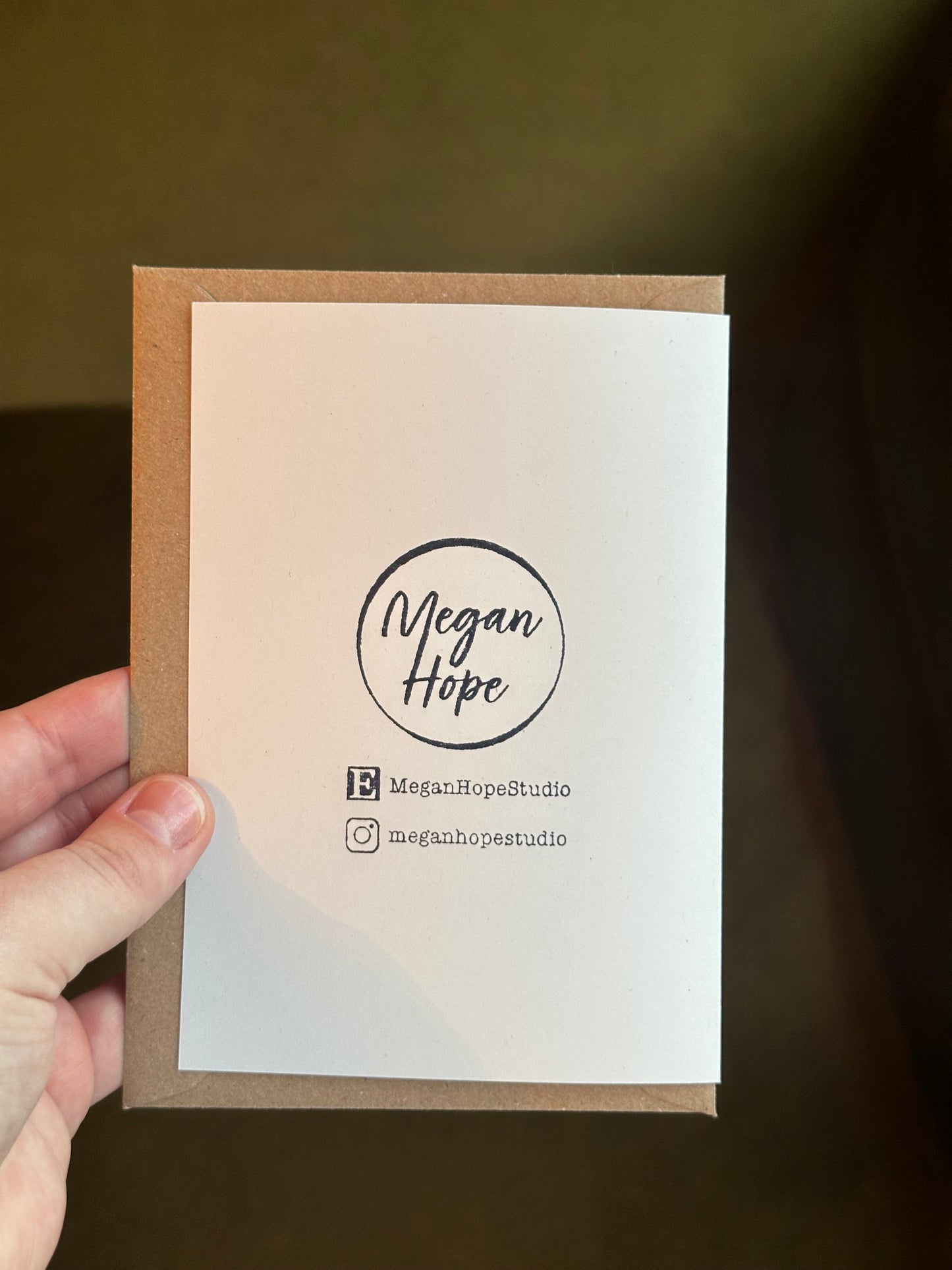 O' Starry Night Christmas Card with Envelope