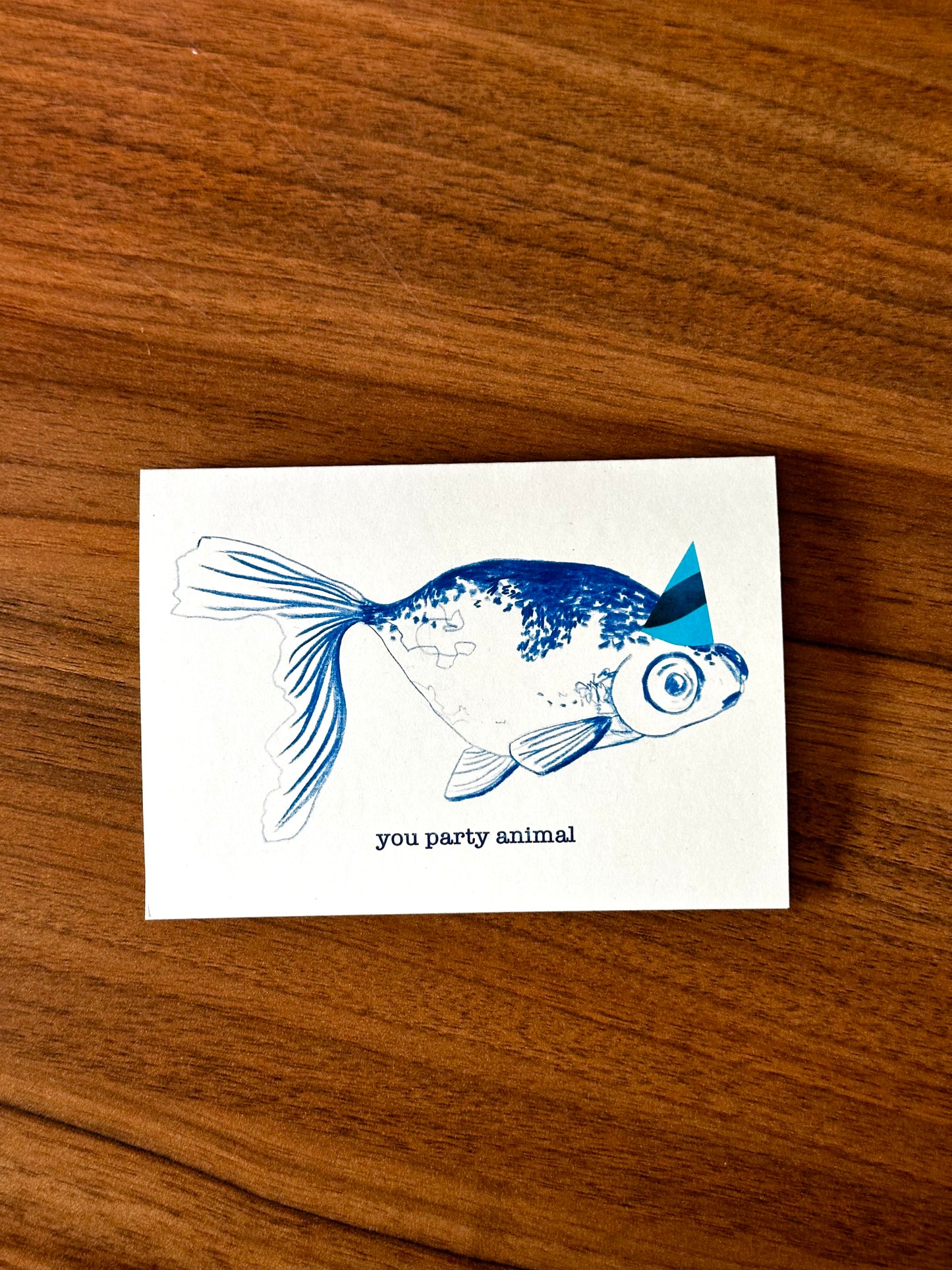 You Party Animal Lino Card