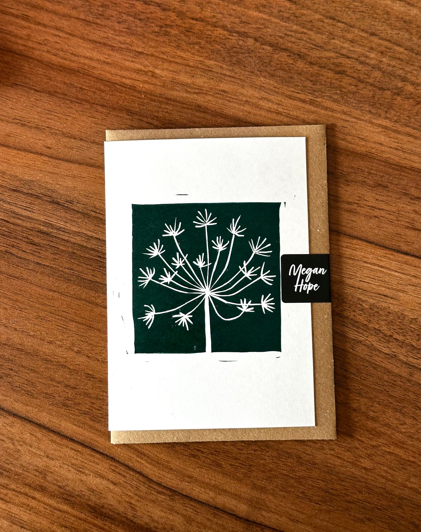 Floral Lino Card