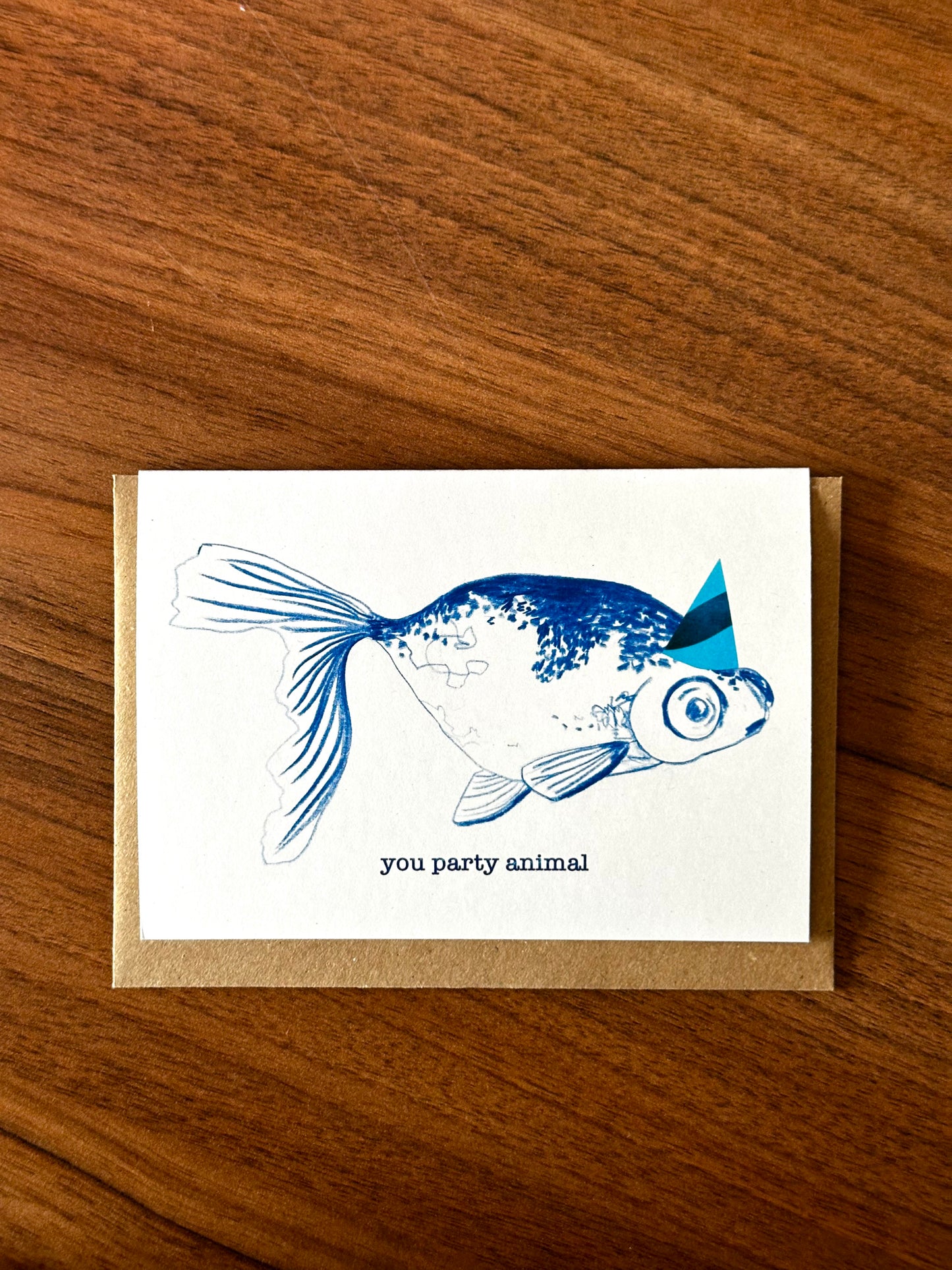 You Party Animal Lino Card