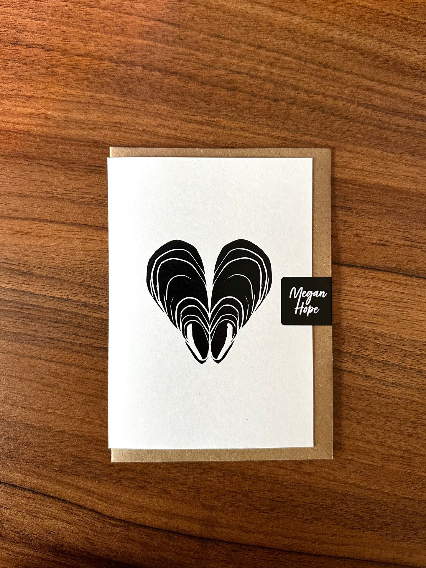 Mussels Lino Card